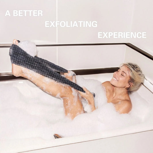 RadiavaCare Exfoliating Antibacterial Shower Towel